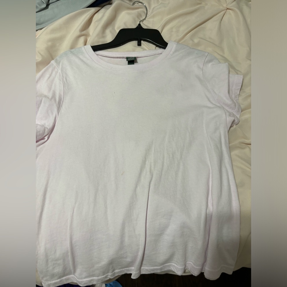 light pink shirt; size medium